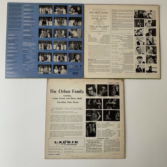 The First Family / Rides Again / The Other Family 3 LP VG+ Spoken Word Comedy - Picture 2 of 9